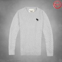 heren abercrombie and fitch crewneck truien bulk yarn grijs Store Enschede 8c2v5295